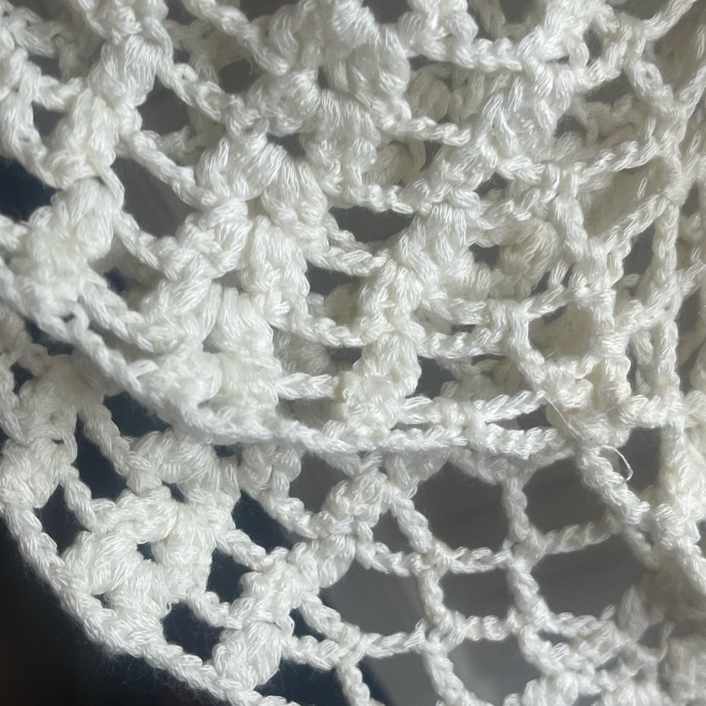 DREAMERS White Crochet Knit Top - Picture 4 of 5